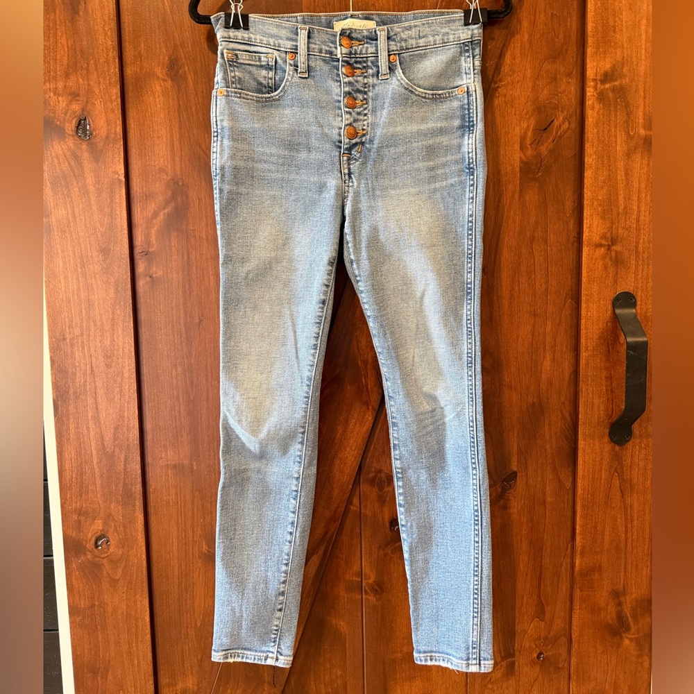 Madewell High Rise Light Blue Jeans